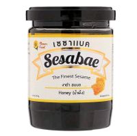 เซซาแบค ตาฮีนี งาดำอบบดผสมน้ำผึ้ง Sesabac Tahini The Finest Crushed Roasted White Sesame With Honey 250g