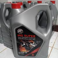 MG น้ำมันเครื่องสังเคราะห์ MG SAE 5W30แท้ศูนย์100%ขนาด4ลิตรสำหรับMG3 MG5 MG6 MGZS