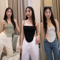 สายเดี่ยวเว้าเอว Curvy basic top