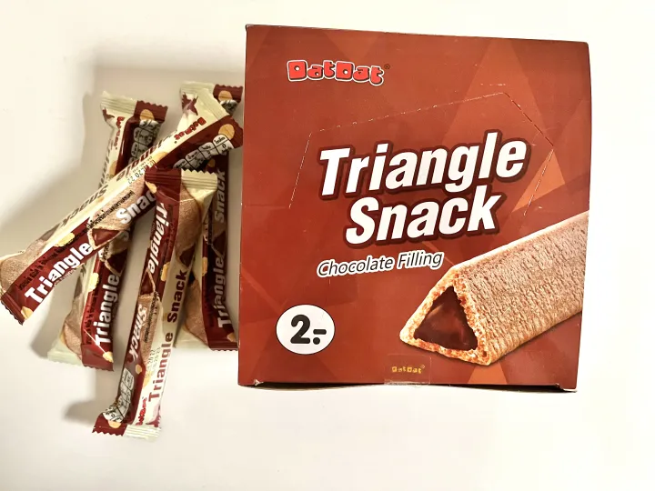 Triangle Snack สอดไส้ครีมช็อกโกแลต Lazada.co.th