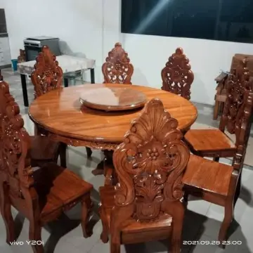 6 seater narra dining set online price