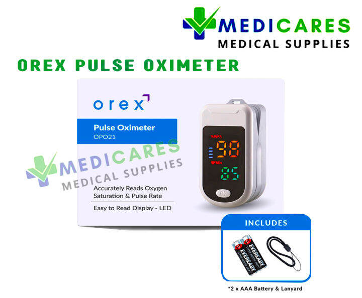 Orex Pulse Oximeter OPO21 /PO31 | Lazada PH