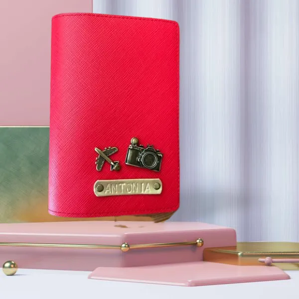 Passport Cover with NAME & (2) Charms Lazada PH