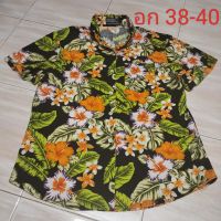 เสื้อลายดอก อก 38-40