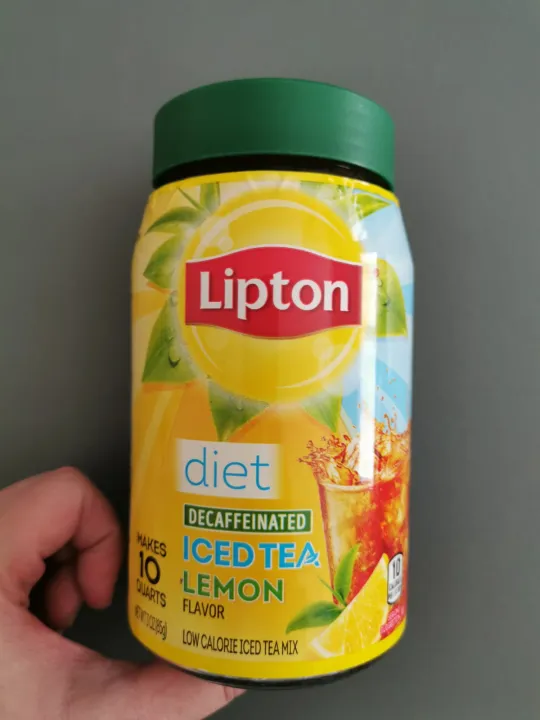 Lipton Diet Decaf Iced Tea Mix Lemon 10 Calorie 85g 3oz Makes 10 Quarts Lazada Ph 9261