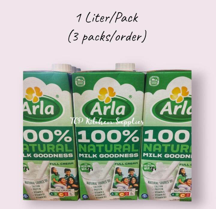 Arla Full Cream Milk 1L (3 packs/order) Lazada PH