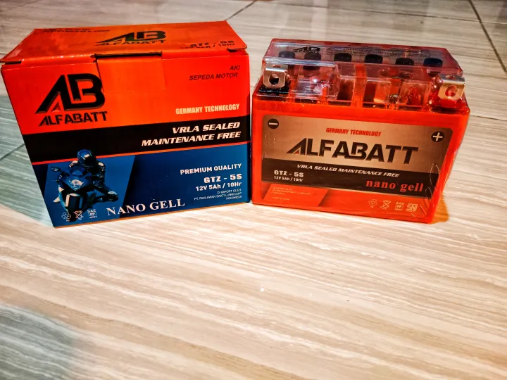 AKI GTZ 5 ALFABATT Nano Gell | Lazada Indonesia