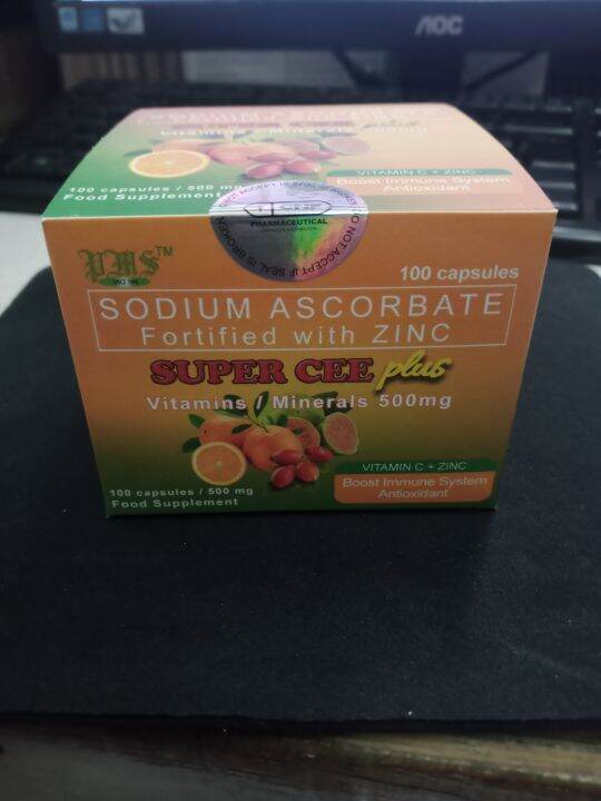 SUPER CEE PLUS SODIUM ASCORBATE FORTIFIED WITH ZINC CAPSULE 100'S NON