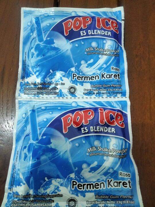 Pop Ice Rasa Permen Karet Lazada Indonesia