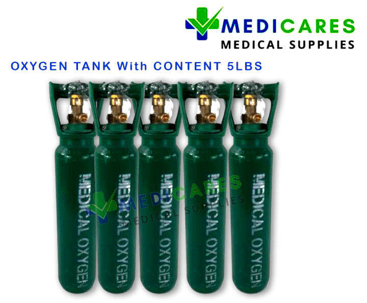 Oxygen Tank With Content 5lbs Medical Grade Lazada PH
