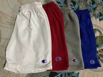 CHAMPION Red Basketball Shorts for Men 90s Vintage Training 
