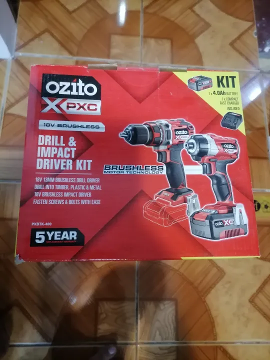 PXC 18V BRUSHLESS DRILL & IMPACT DRIVER KIT Lazada PH