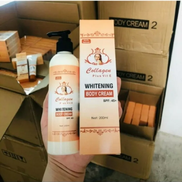 Collagen Whitening Body Cream ครีมไวเทนนิ่งทาตัว Lazada.co.th