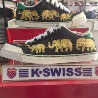 รองเท้าผ้าใบลายเพ็นงานเฮดเมดของkswissมือ1งานสั่งเพ็นพิเศษมีที่เดียวในประเทศไทยนำมาลดล้างสต๊อกมีจำนวนจำกัด