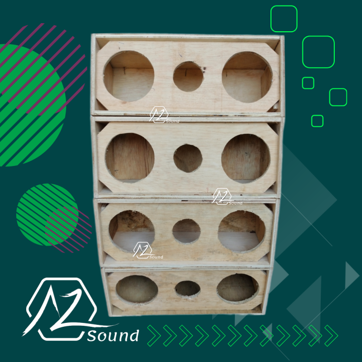 Box speaker 3way LINE ARRAY 4 INCH double plus tweeter bulat | Lazada ...
