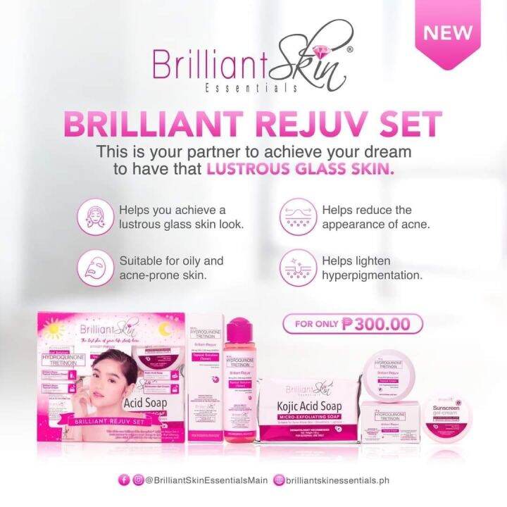 Brilliant skin rejuvenating set Lazada PH