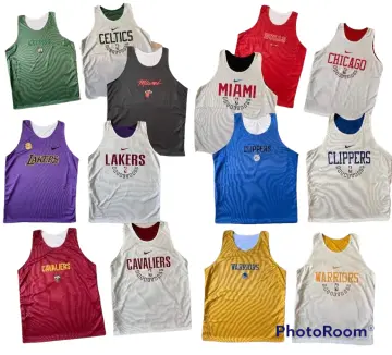 NBA and Overseas Reversible basketball practice jersey