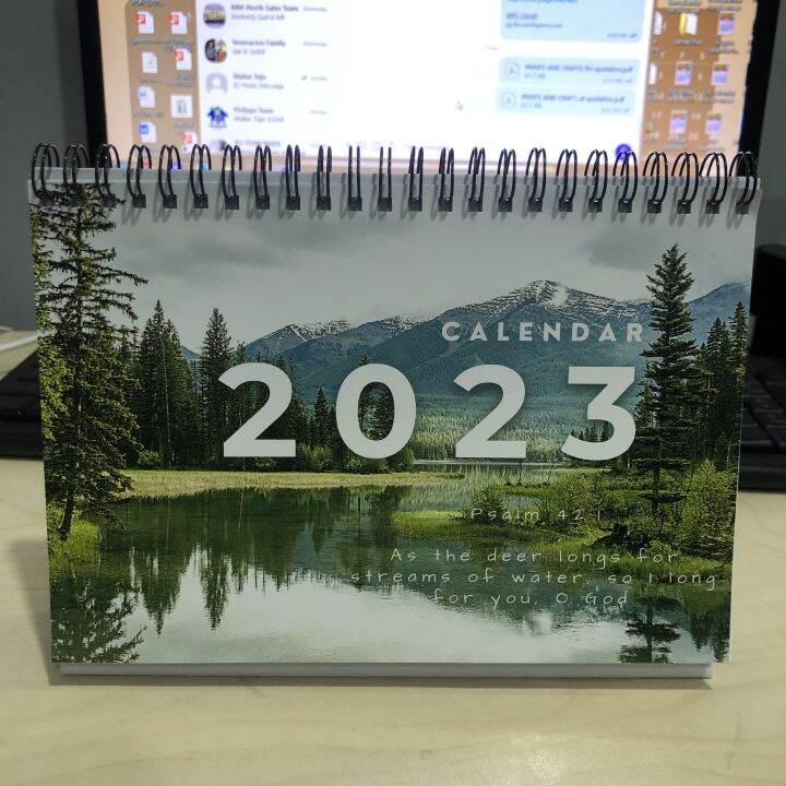 Desk Calendar with bible verse Lazada PH