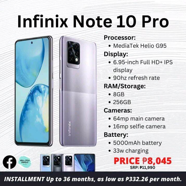 infinix note 10 lazada