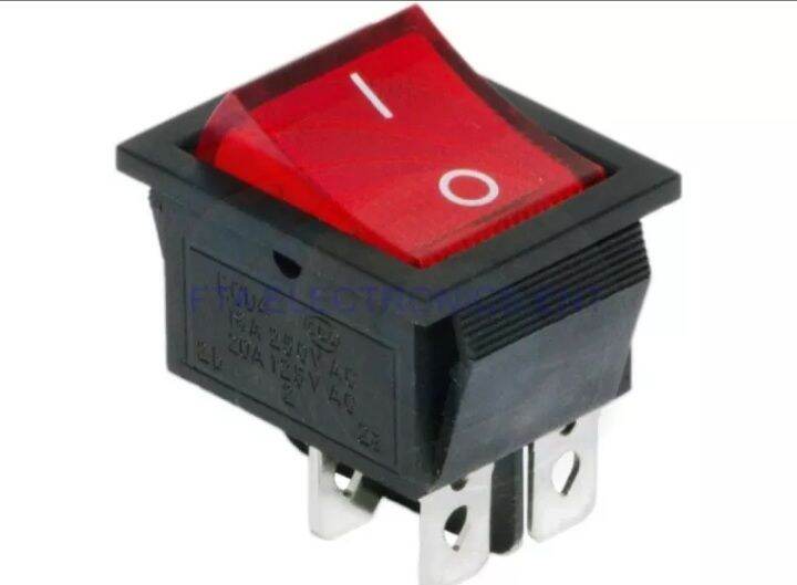Switch on off kaki 4/ saklar on/of 4pin kotak B 16A | Lazada Indonesia