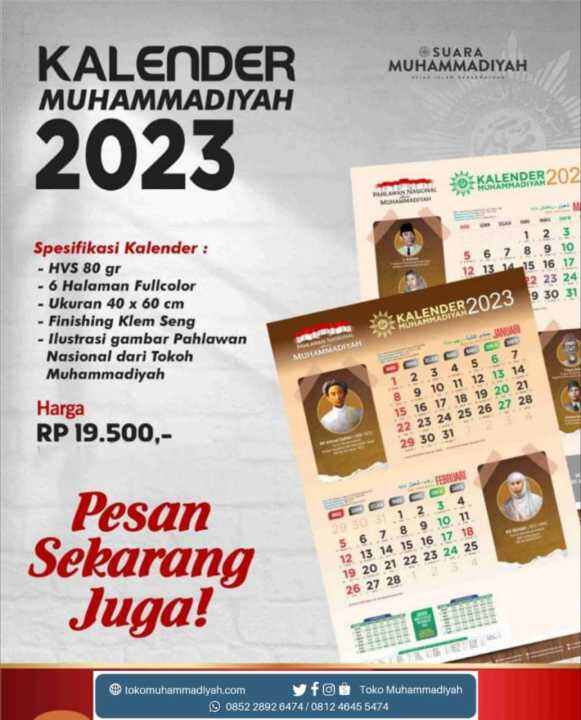 Kalender Muhammadiyah 2023 | Lazada Indonesia