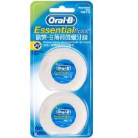 Oral-B ไหมขัดฟัน กลิ่นมิ้นต์ Waxed Essential Dental Floss 2×50M Value Pack