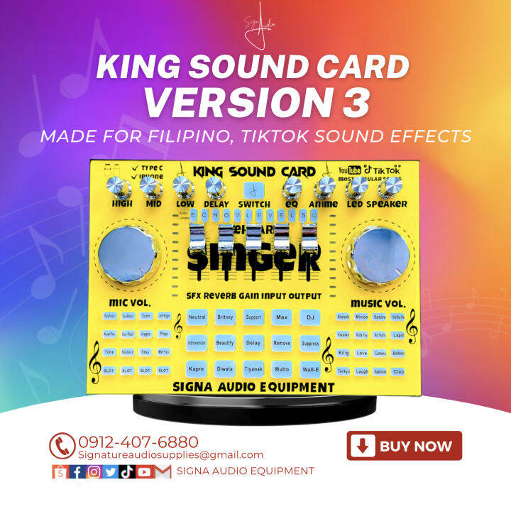 King Sound Card V3 Lazada PH