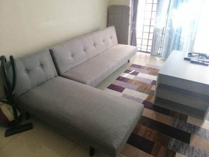 4 seater fodable sofa bed/L shape sofa Lazada PH