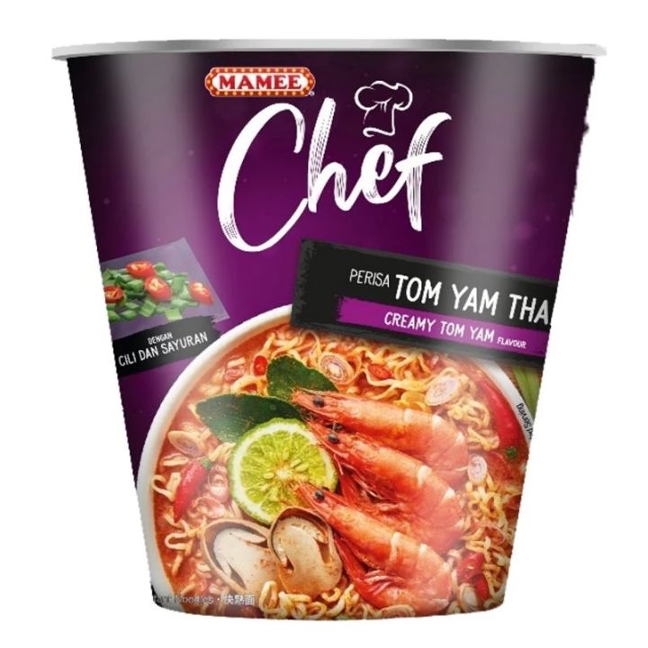 Mamee Chef Cup Noodles Instant Noodles Tomyam Lazada