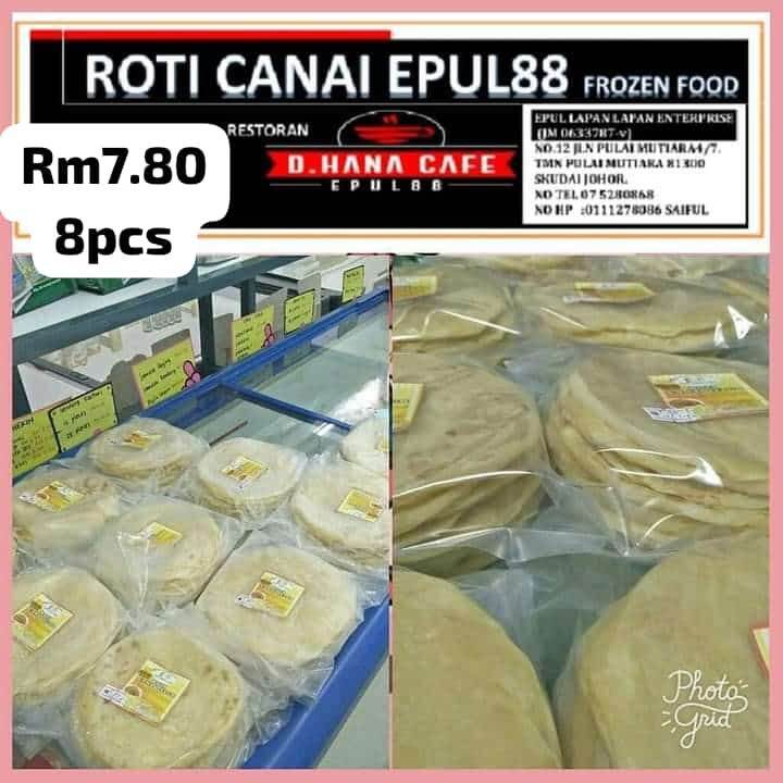 Roti Canai Frozen Epul88 Lazada 1164