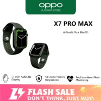 【ส่งของจากประเทศไทย】Smart Watch 0PP0 X7 นาฬิกาแท้ สมาร์ทวอทช์ นาฬิกาอัจฉริยะ นาฬิกาบลูทูธ จอทัสกรีน IOS Android สมาร์ทวอท วัดชีพจร นับก้าว นาฬิกาข้