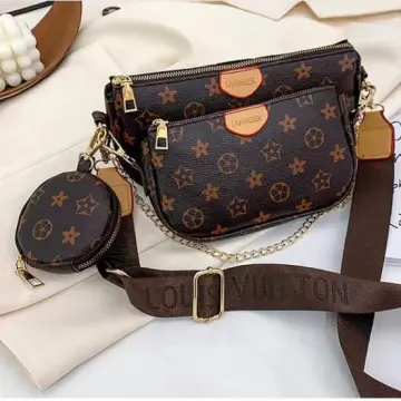 LV FAVORITE Sling bag 3 in 1 set Louis Vuitton W/receipt COD