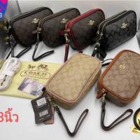 ?ใหม่‼️???‍♀️กระเป๋าสะพายข้างสำหรับผู้หญิง #Coach และ ถือได้ แบบ 2 ซิปขนาด 8 นิ้ว งานปั๊มทุกจุด อุปกรณ์ครบ?