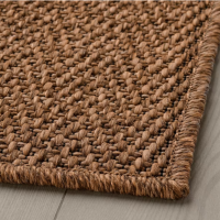 Rug flatwoven, in/outdoor, waterproof, easy to maintain - medium brown