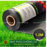 Bạt phủ chống cỏ cuộn 1.2mx10m loại 90gr - Tặng kèm 10 ghim nhựa