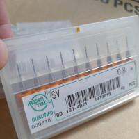 ดอกสว่านเจาะแผ่นปริ๊น ขนาด0.1-1.0mm.เเพคละ 10 ดอก(สต๊อกไทย)