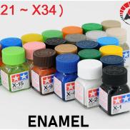 Enamel  X21 X34  Sơn mô hình gốc dầu 10ML Tamiya
