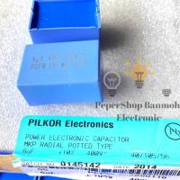 (แพ็ค1ตัว) C 6UF 400V 6UF 400VDC คาปาซิเตอร์ PILKOR สีฟ้าครามขาห่าง38มิล Power Electronic Capacitor C6UF400V C6UF 400V C 6UF400V C 6UF 450VDC C 6UF450VDC C6UF450VDC CAP 6UF400V ขาลงปริ้น Cตัวเหลี่ยม ขาลงปริ้น 6UF Capacitor 6UF ตัวเก็บประจุไฟฟ้า 6UF