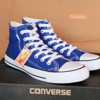 Converse All Star (Classic) ox - Drak Blue Free box !!! รุ่นฮิต สีน้ำเงิน หุ้มข้อ รองเท้าผ้าใบ คอนเวิร์ส ฟรีกล่อง!!!