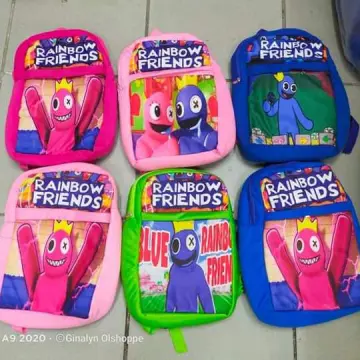 Roblox Rainbow Friends Bag 3-Pieces Set Cartoon Mochila Para