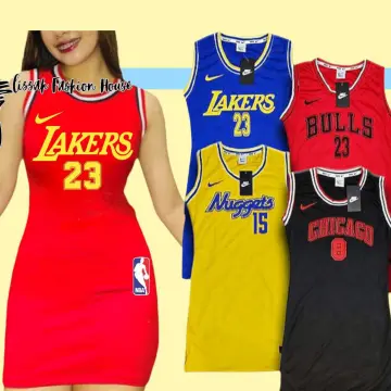 JERSEY LAKERS SHIRT DRESS FREE CUSTOMIZE OF NAME AND NUMBER ONLY full  sublimation high quality fabrics basketball jersey dress for girls/women