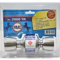 RMI ลูกบิดประตู RMI อาร์เอ็มไอ รุ่น 2000TR  มี มอก. หัวลูกบิดสเตนเลส 2 ชั้น มีกุญแจ