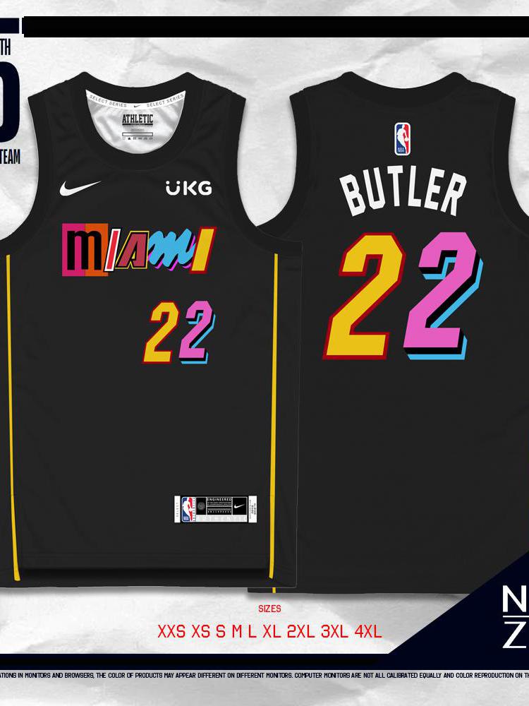 MIAMI HEAT BUTLER 2022 HG FINAL FOUR JERSEY FULL SUBLIMATION