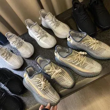 White Men Adidas Yeezy Boost 350 Shoes