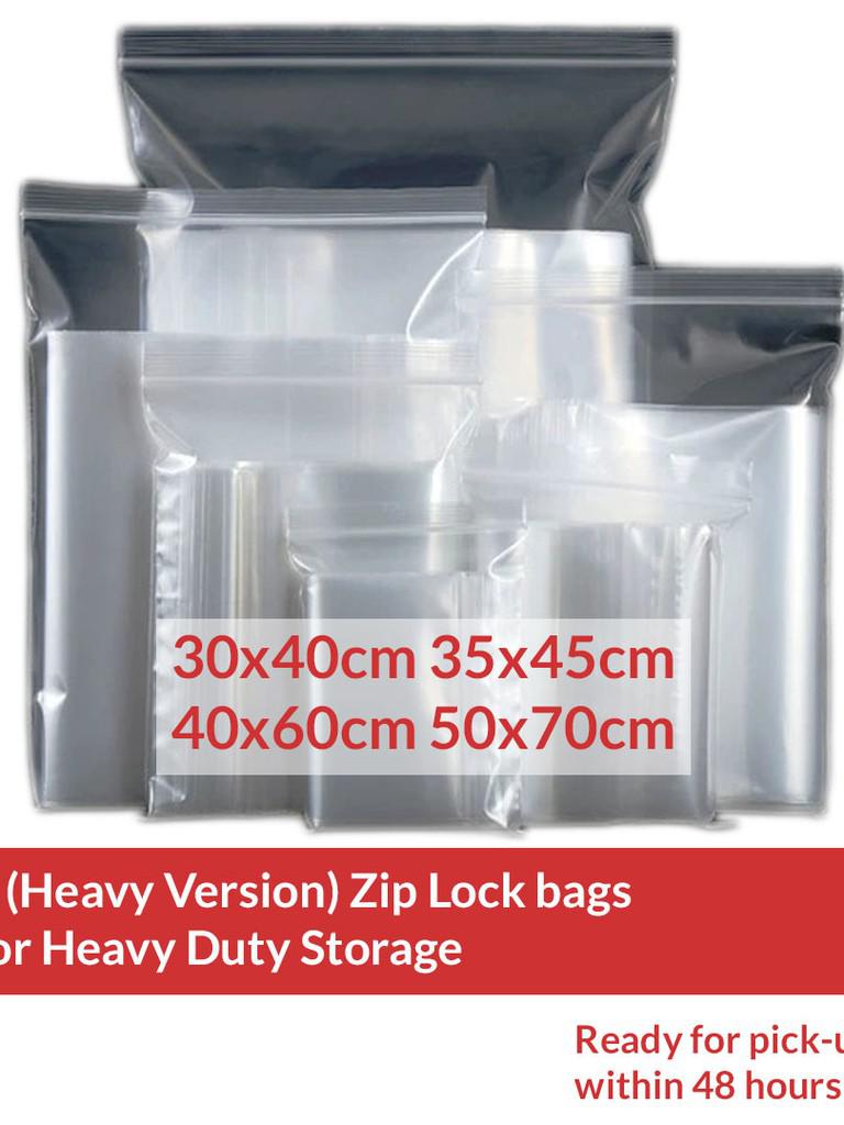 Instock SG) Big/XL Zip lock bag 50*70cm Storage