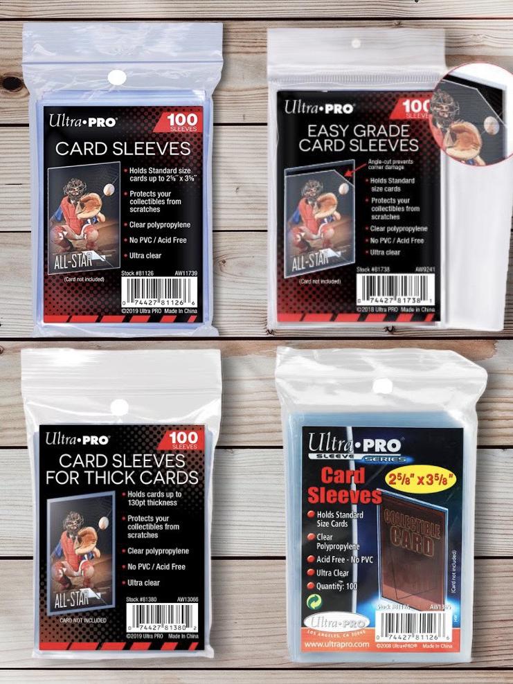 Ultra Pro SMALL Pro-Fit TOP LOAD Inner Sleeves 60mm x 87mm (500 Sleeves)