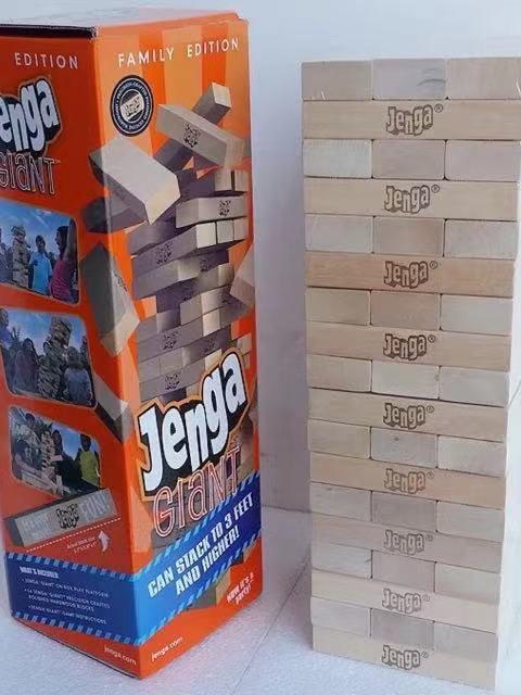 Hasbro Jenga Box Game Balance Game Wooden Blocks - AliExpress