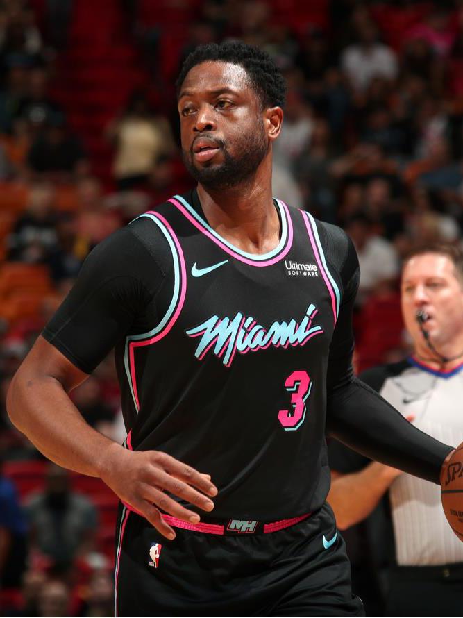 miami heat blue and pink jersey