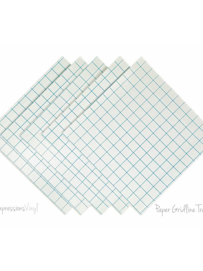 30x100cm Clear Transfer Paper with Grid Alignment for Cricut