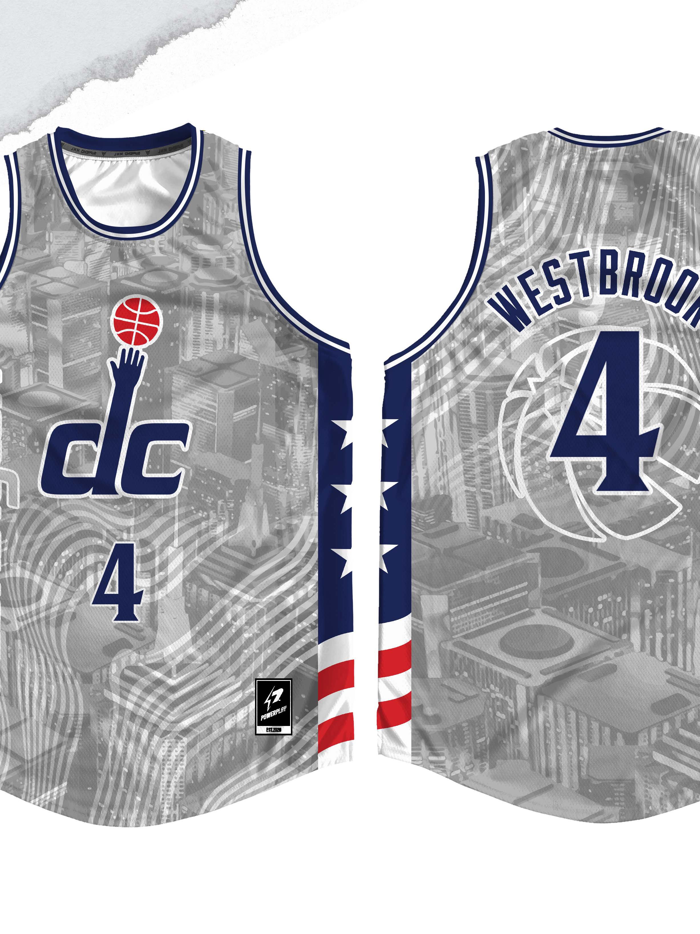 NORTHZONE NBA Los Angeles Clippers x Bandana Westbrook Customized design  Full Sublimation Jersey